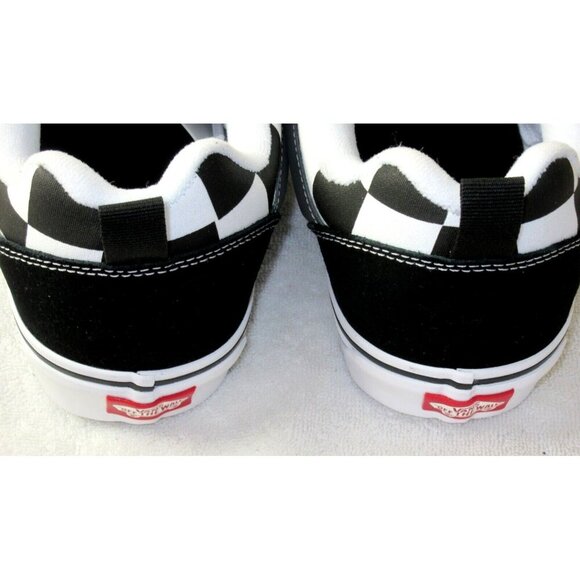 Vans Men's Knu Skool Mega Checkerboard Black White Skate Shoes sizes NIB - Picture 5 of 5